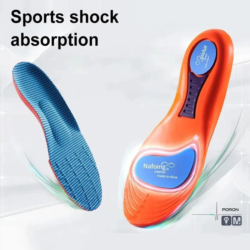 EVA Sport Orthopedic Insoles – Breathable Shock-Absorbing Shoe Insoles for Running, Basketball & Daily Wear
