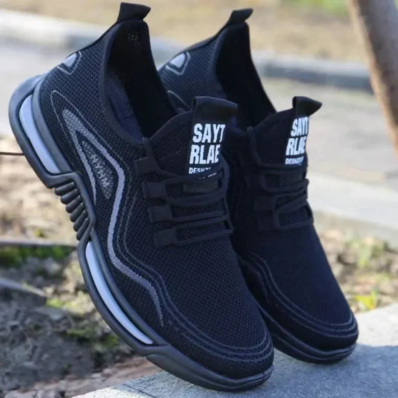Men's Slip-On Casual Sneakers – Breathable Non-Slip Training & Walking Shoes