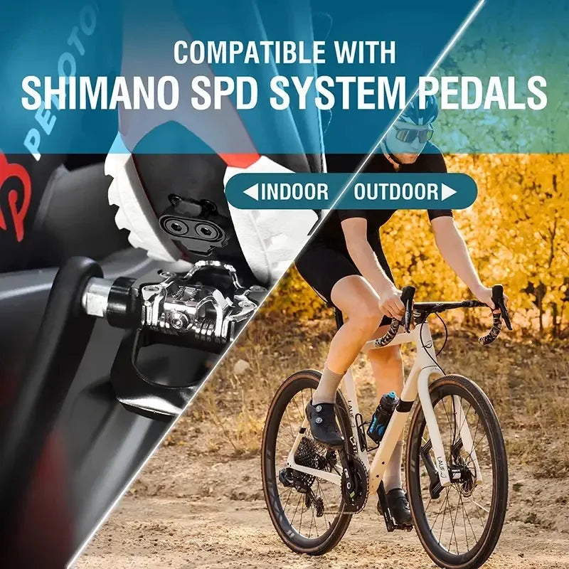 MTB Cycling Shoes for Men – SPD-Compatible Mountain Bike Trail Racing Flat Pedal Sneakers