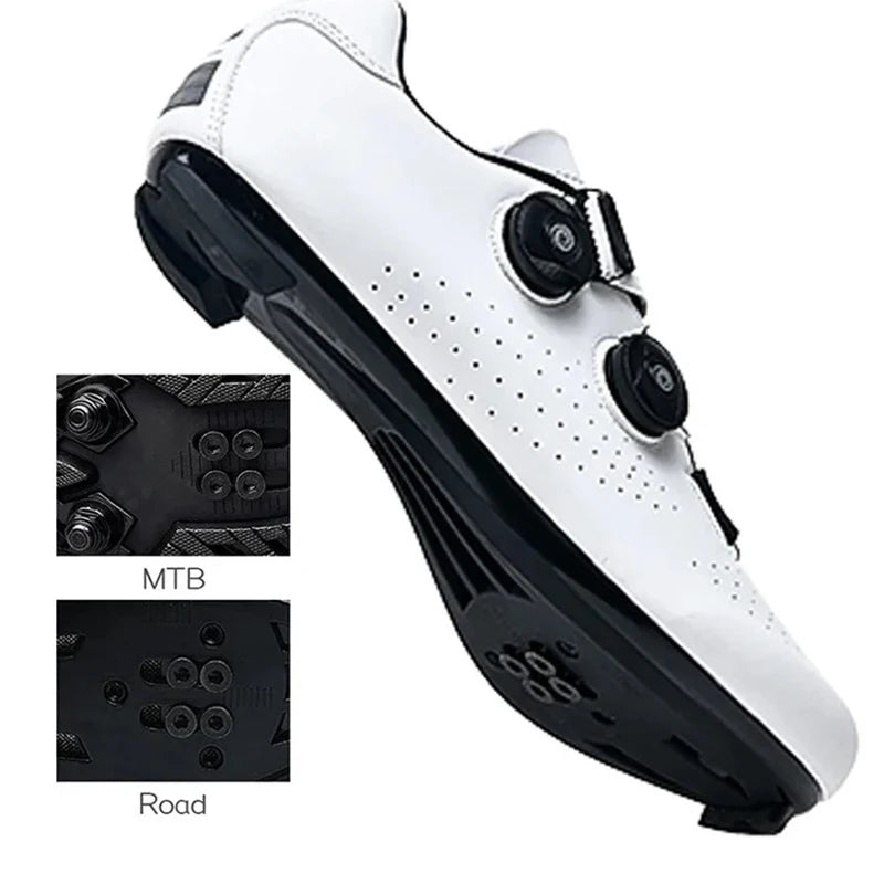 MTB Cycling Shoes for Men – SPD-Compatible Mountain Bike Trail Racing Flat Pedal Sneakers