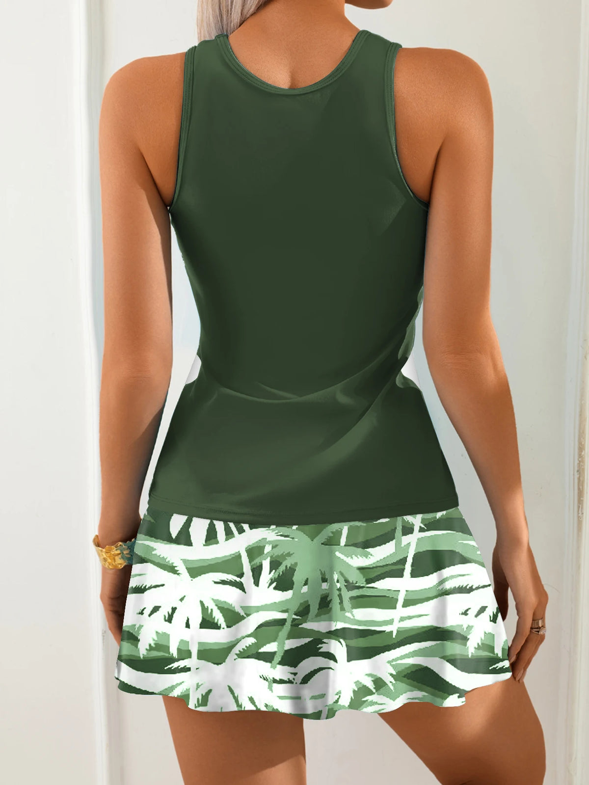 Floral Sport Tankini Set