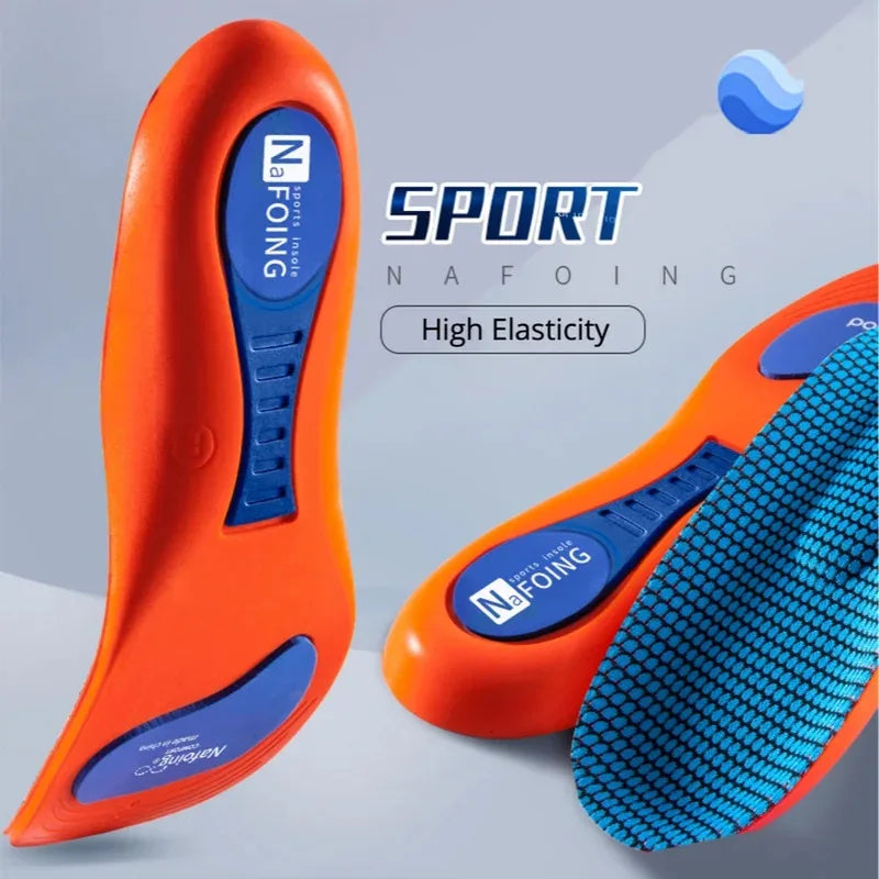 EVA Sport Orthopedic Insoles – Breathable Shock-Absorbing Shoe Insoles for Running, Basketball & Daily Wear
