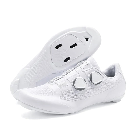Men's Road Cycling Shoes with Cleat Compatibility – SPD Flat Pedal Bike Footwear